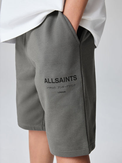 Dsiney Kidz - smALLSAINTS Charcoal Grey Underground Sweat Shorts image 3
