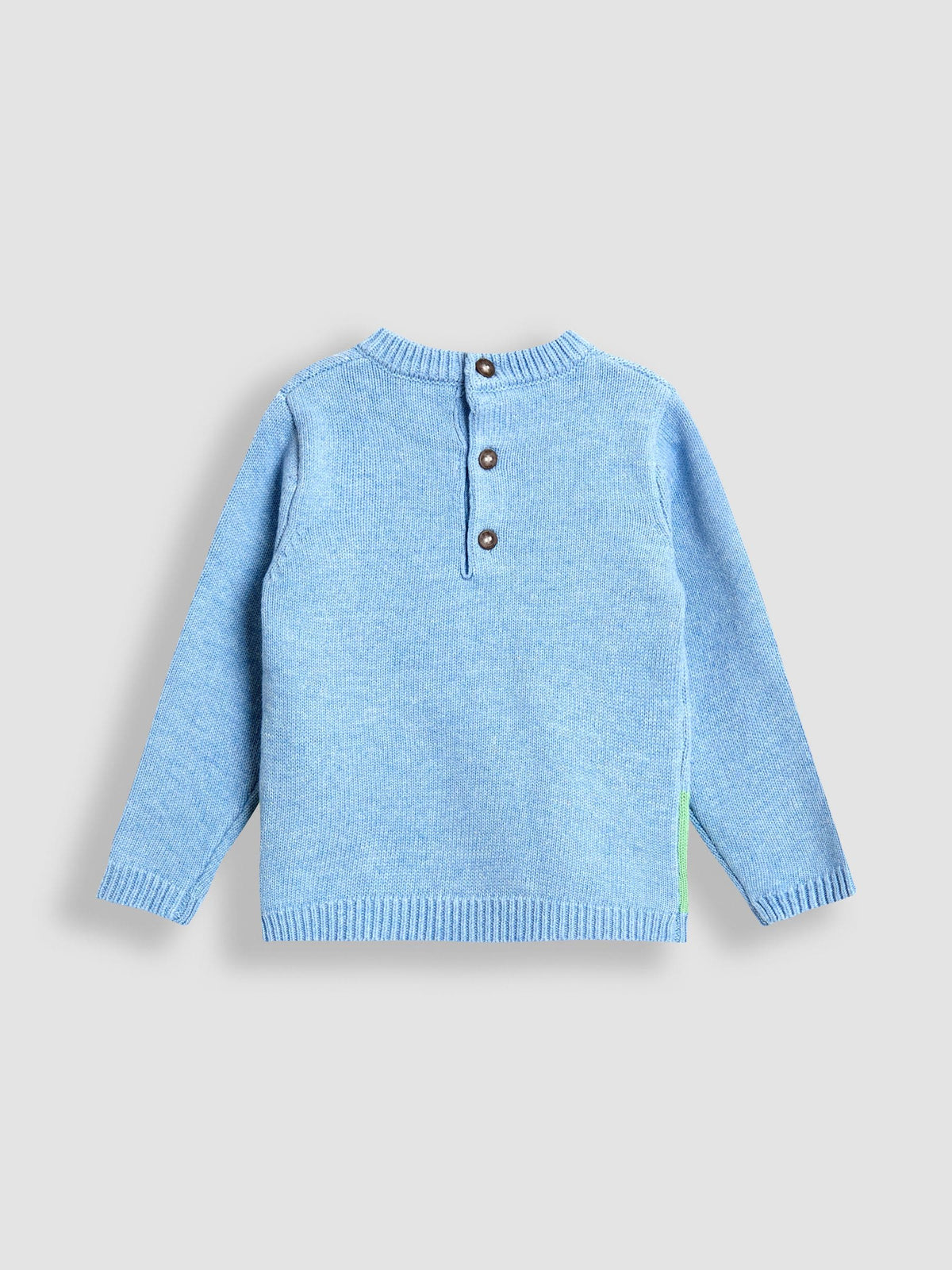 Dsiney Kidz - JoJo Maman Bébé Blue The Gruffalo Scene Jumper image 2