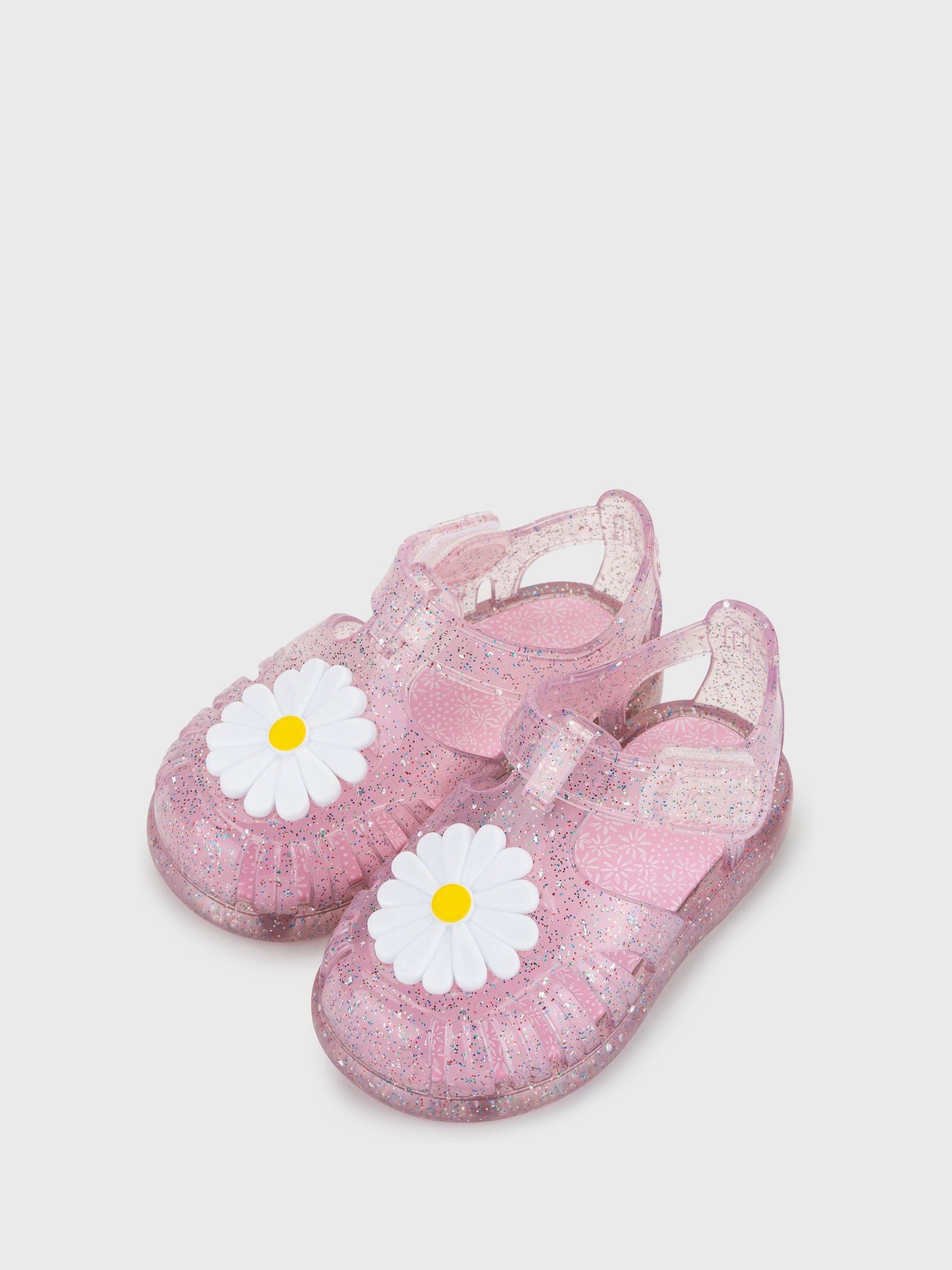 Igor Pink Gloss Flor Glitter Sandals image 3