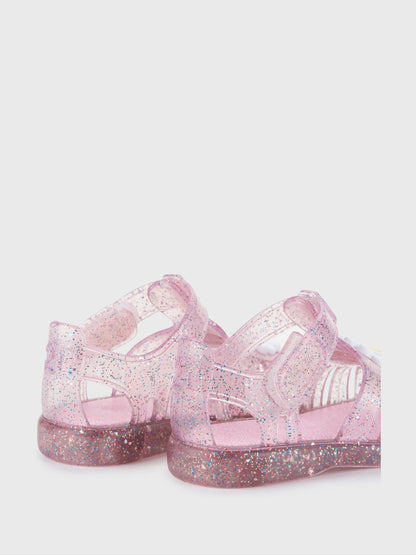Igor Pink Gloss Flor Glitter Sandals image 4