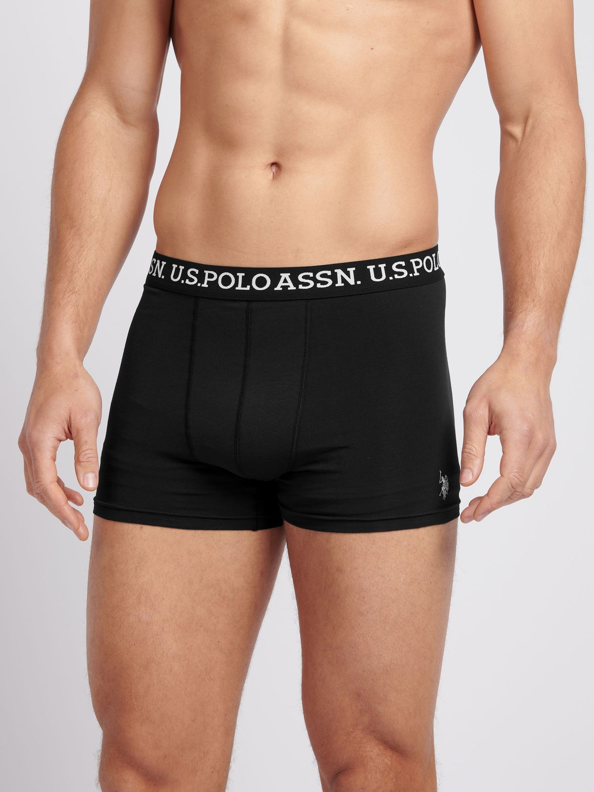 Dsiney Kidz - U.S. Polo Assn. Black Mens Boxer Shorts 3 Pack image 2