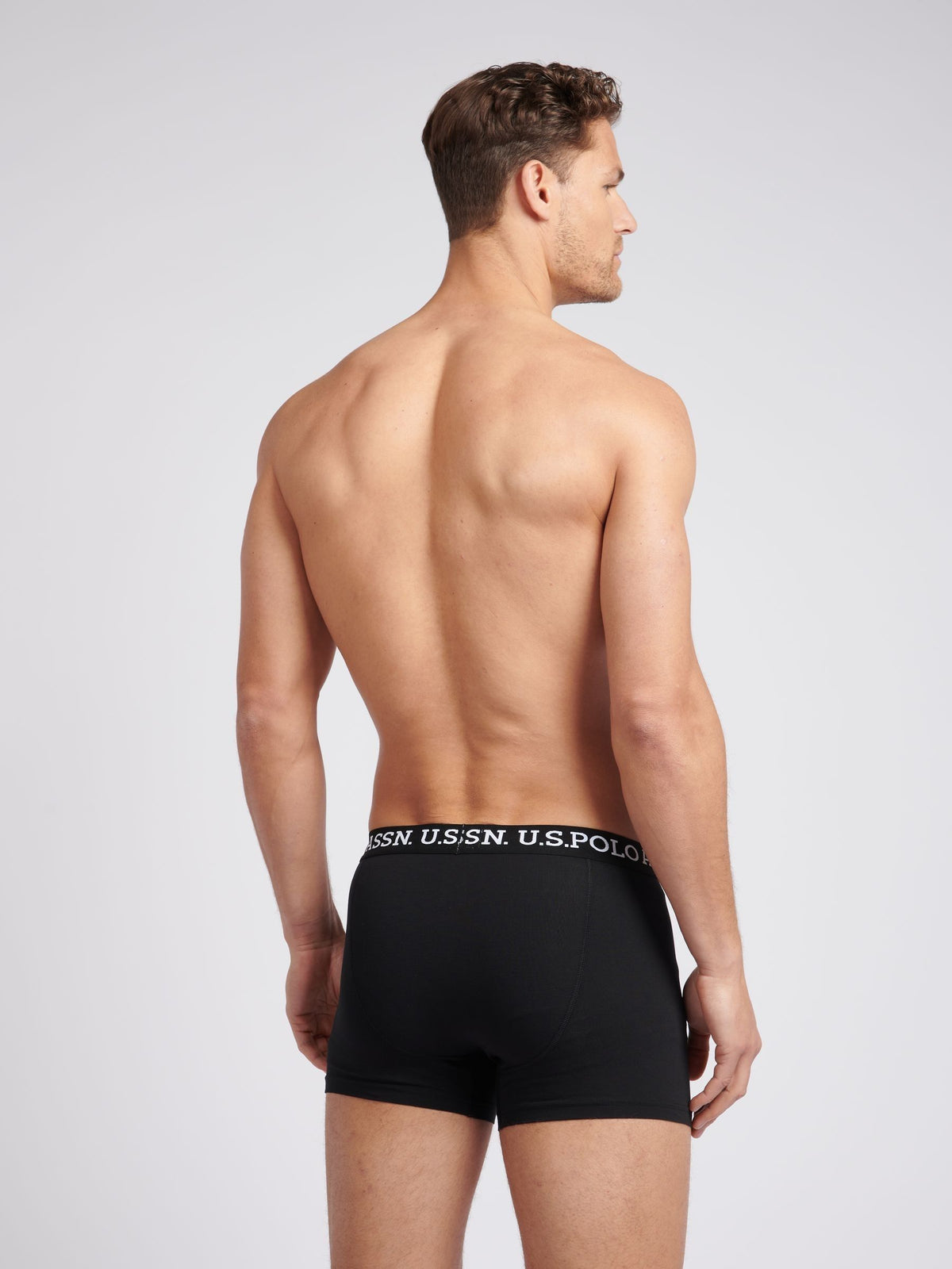 Dsiney Kidz - U.S. Polo Assn. Black Mens Boxer Shorts 3 Pack image 4