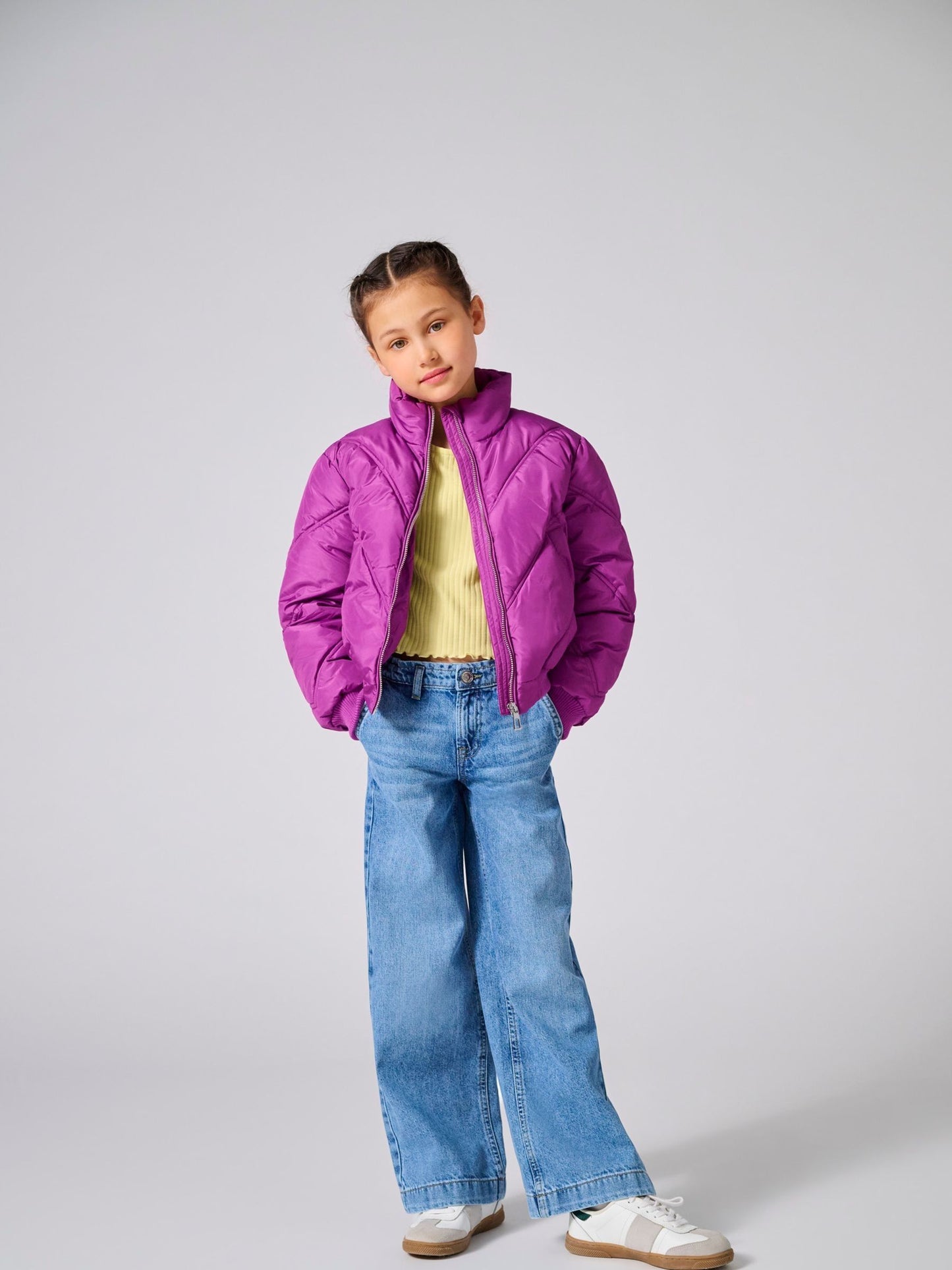 Dsiney Kidz - ONLY KIDS Blue Wide Leg Comet Denim Jeans image 1