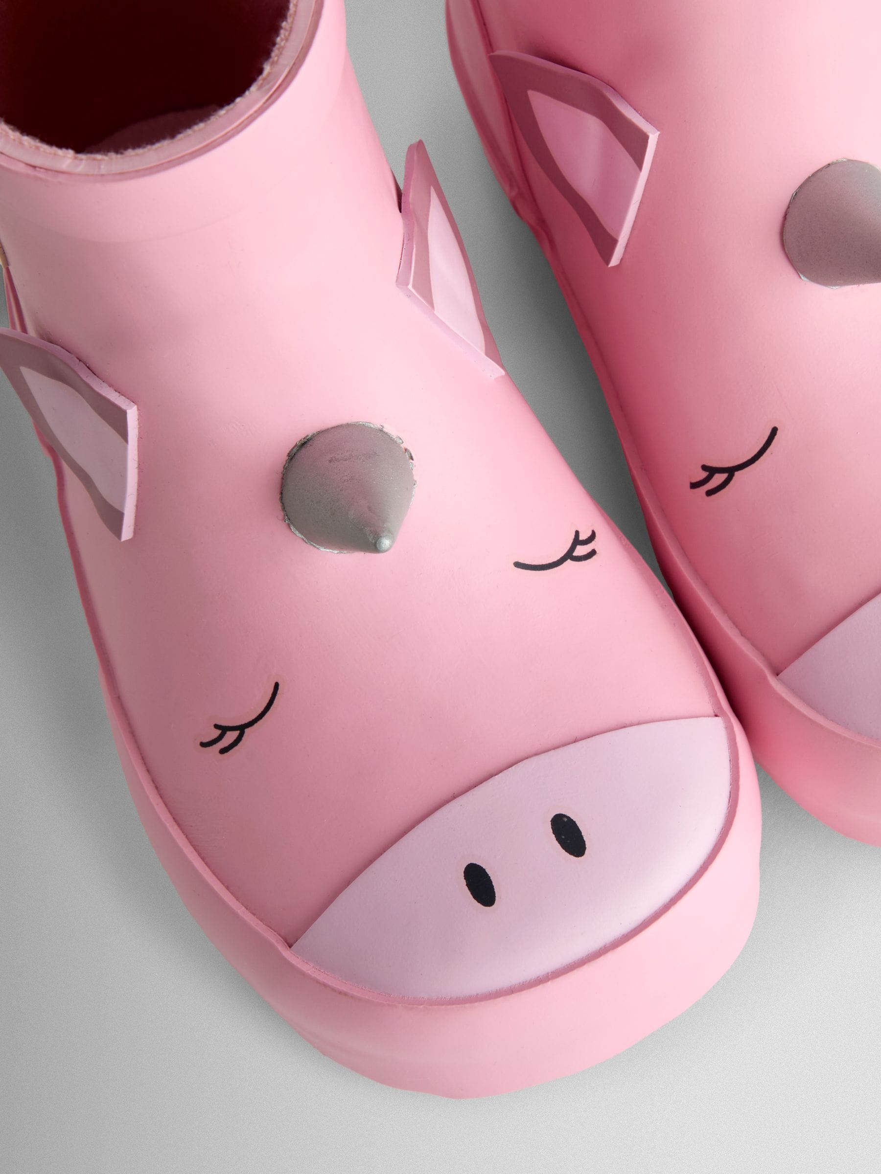 JoJo Maman Bébé Pink Print Short Wellies image 5