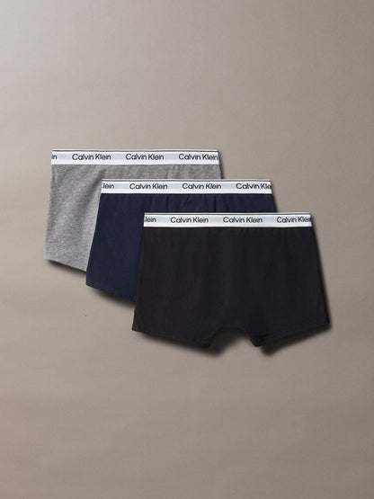 Dsiney Kidz - Calvin Klein Black/Grey/Blue Trunks 3 Pack image 1