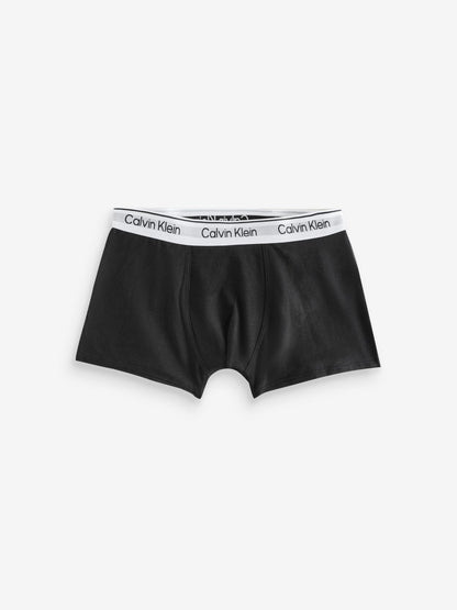 Dsiney Kidz - Calvin Klein Black/Grey/Blue Trunks 3 Pack image 2