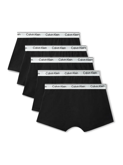 Dsiney Kidz - Calvin Klein Black Cotton Trunks 5 Pack image 2