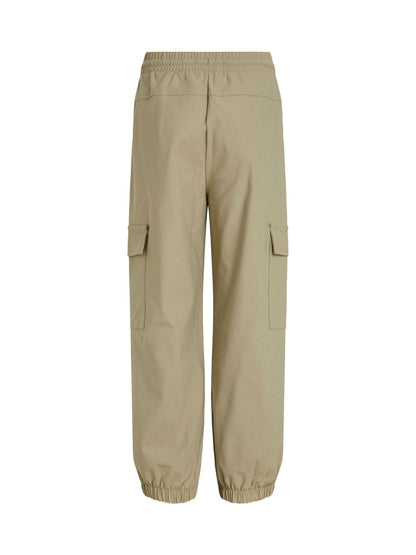Calvin Klein Cream Parachute Dry Knit Cargo Joggers image 5