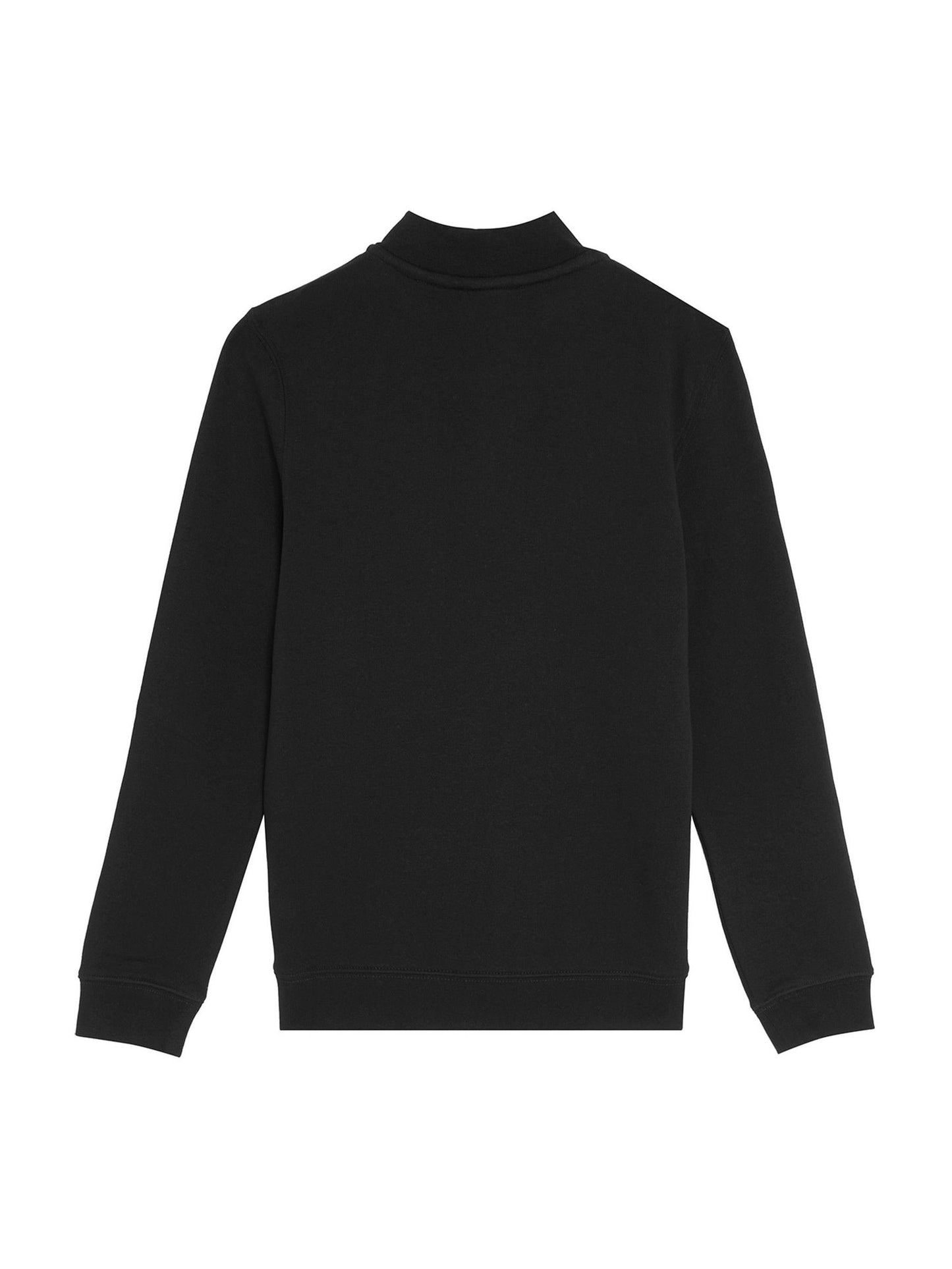 Dsiney Kidz - Lyle & Scott Black Half Zip Cotton Boys Sweatshirt image 2