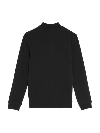 Dsiney Kidz - Lyle & Scott Black Half Zip Cotton Boys Sweatshirt image 2