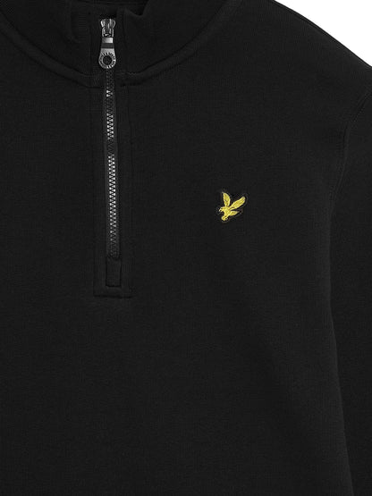 Dsiney Kidz - Lyle & Scott Black Half Zip Cotton Boys Sweatshirt image 3