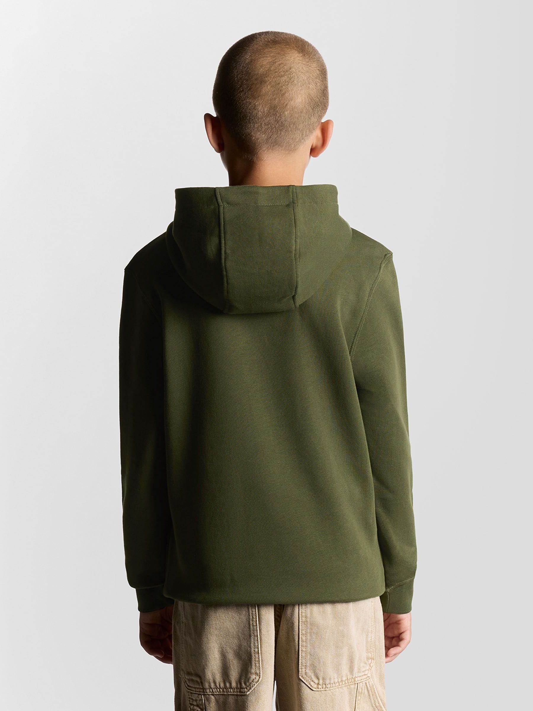 Dsiney Kidz - Lyle & Scott Green Jersey Boys Hoodie image 3
