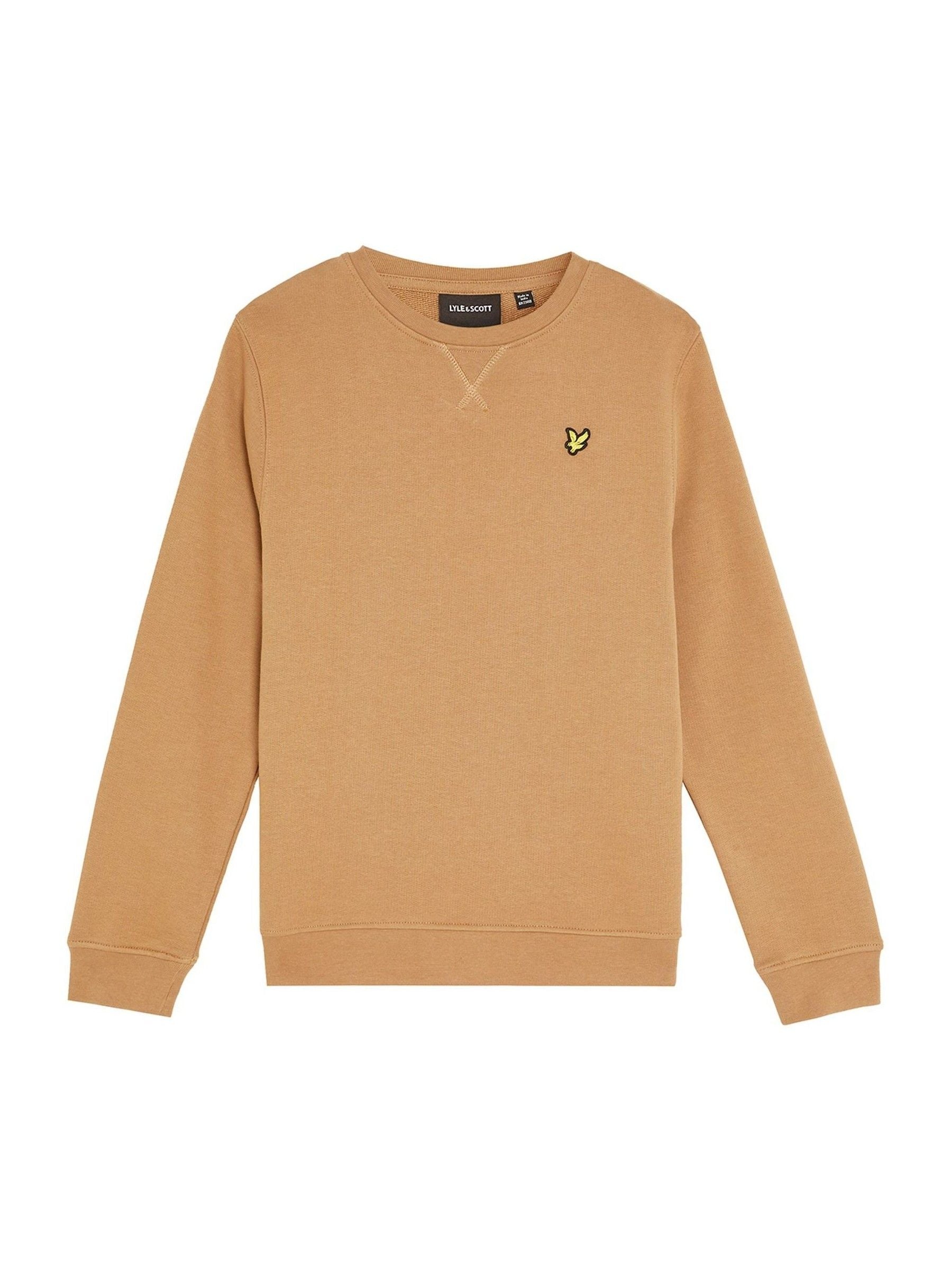 Dsiney Kidz - Lyle & Scott Brown Crew Neck Boys Sweatshirt image 1
