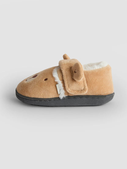 JoJo Maman Bébé Brown Bear Bear Slipper Shoe image 3