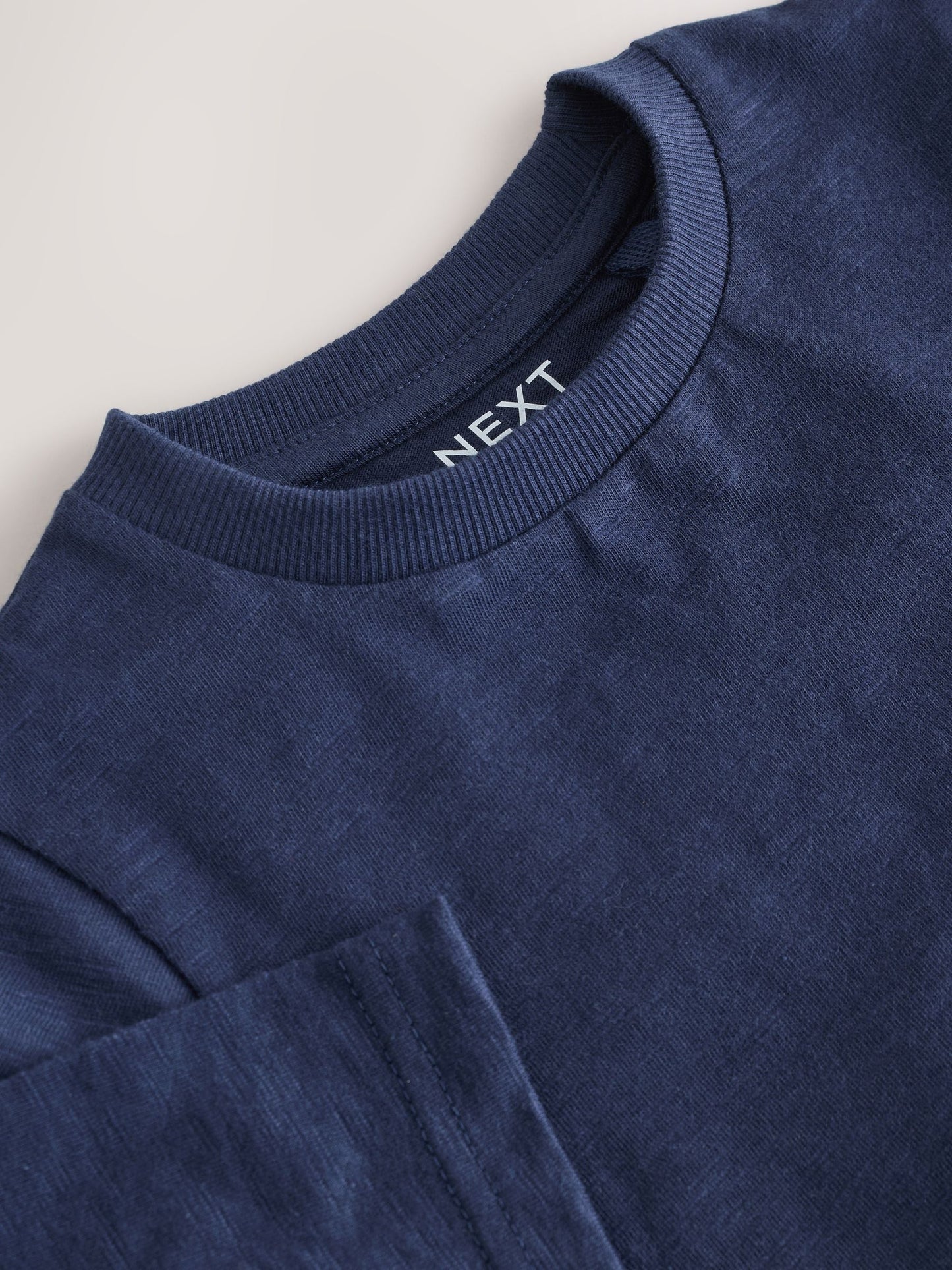 Navy Santa Train Appliqué Christmas Long Sleeve T-Shirt (3mths-7yrs)