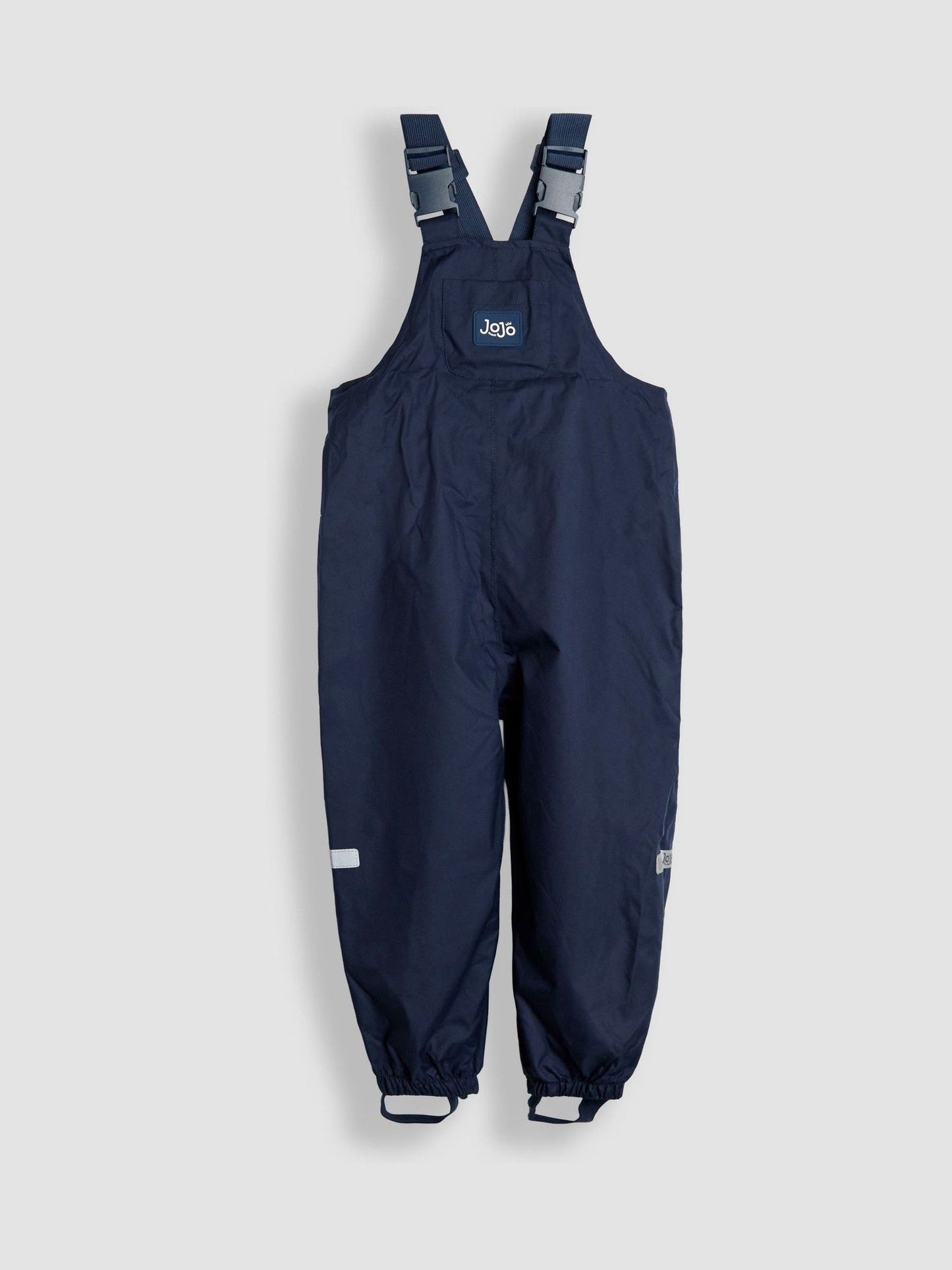 Dsiney Kidz - JoJo Maman Bébé Navy Pack-Away Waterproof Dungarees image 2