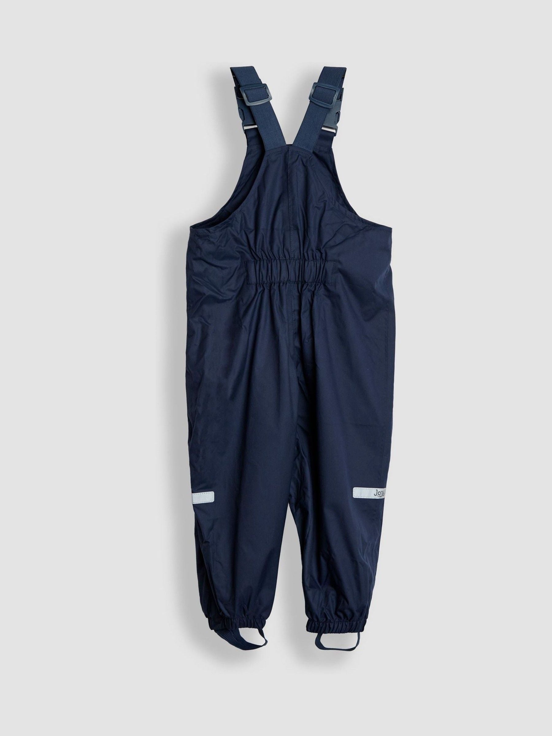 Dsiney Kidz - JoJo Maman Bébé Navy Pack-Away Waterproof Dungarees image 3