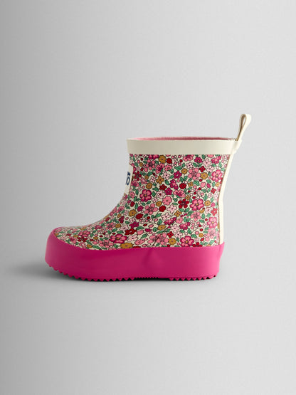 JoJo Maman Bébé Light Purple Print Short Wellies image 4