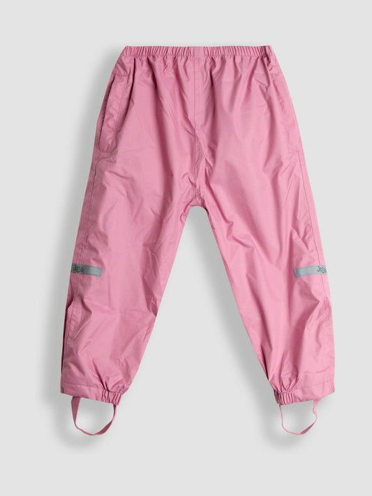JoJo Maman Bébé Pink Pack-Away Waterproof Trousers image 1