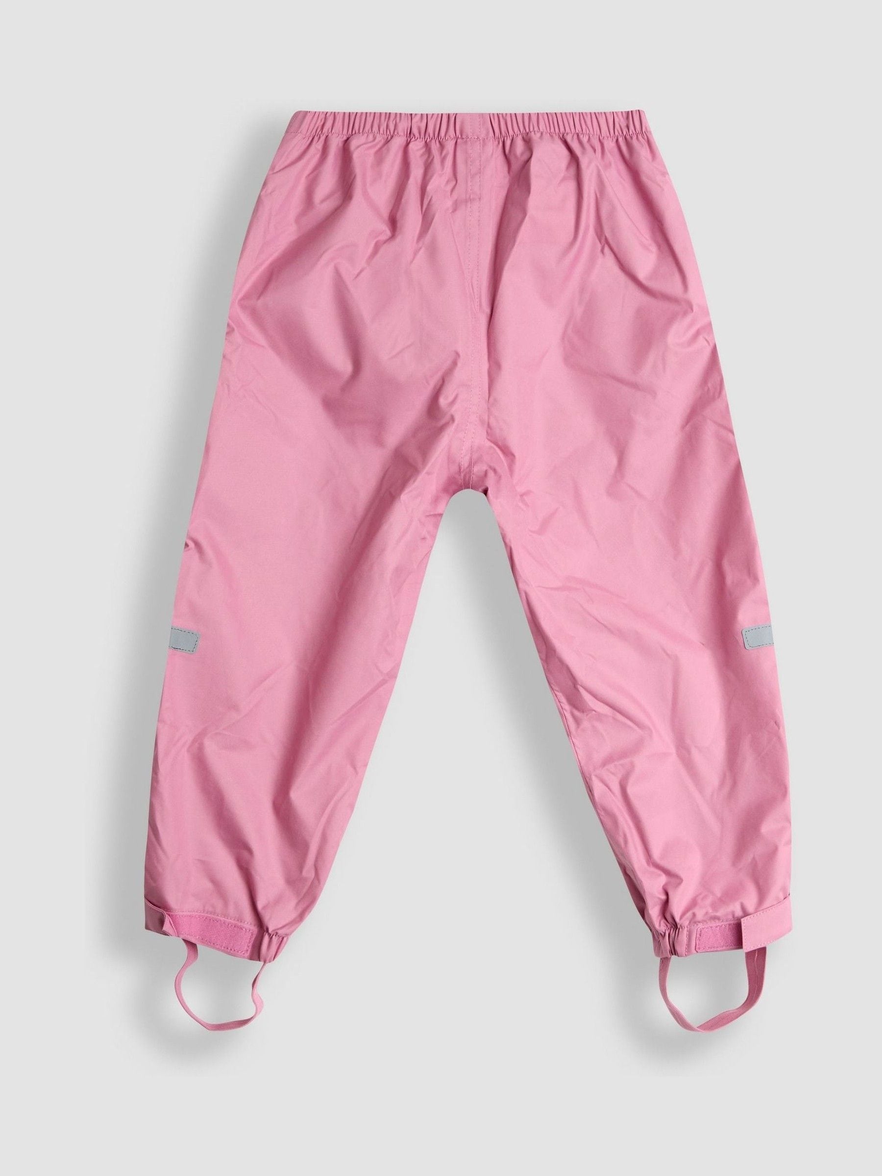 JoJo Maman Bébé Pink Pack-Away Waterproof Trousers image 2