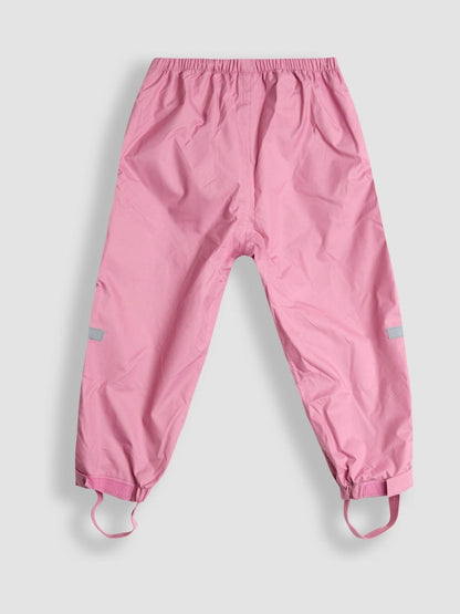 JoJo Maman Bébé Pink Pack-Away Waterproof Trousers image 2