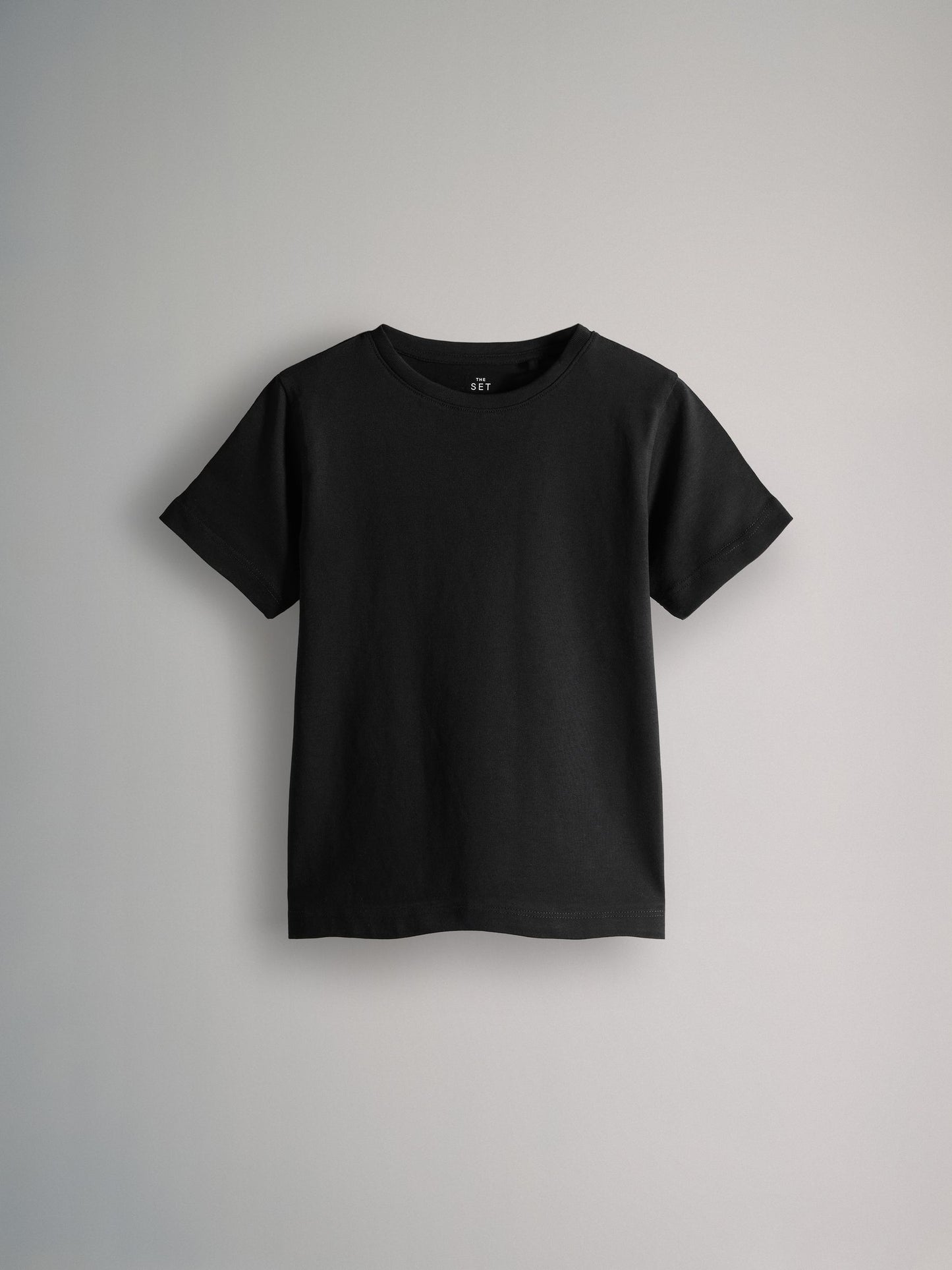 Dsiney Kidz - The Set 8 Pack Regular Short Sleeve Cotton T-Shirts Black/Navy Blue/Grey Marl/White image 2