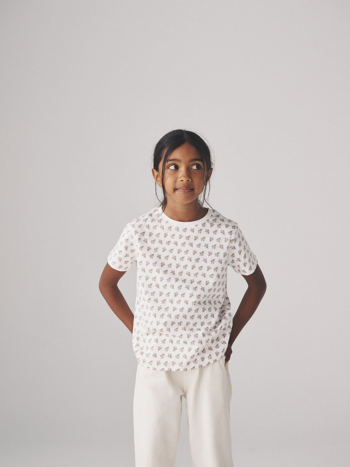 Dsiney Kidz - The Set 5 Pack Regular Short Sleeve Cotton T-Shirts Pink/White image 3