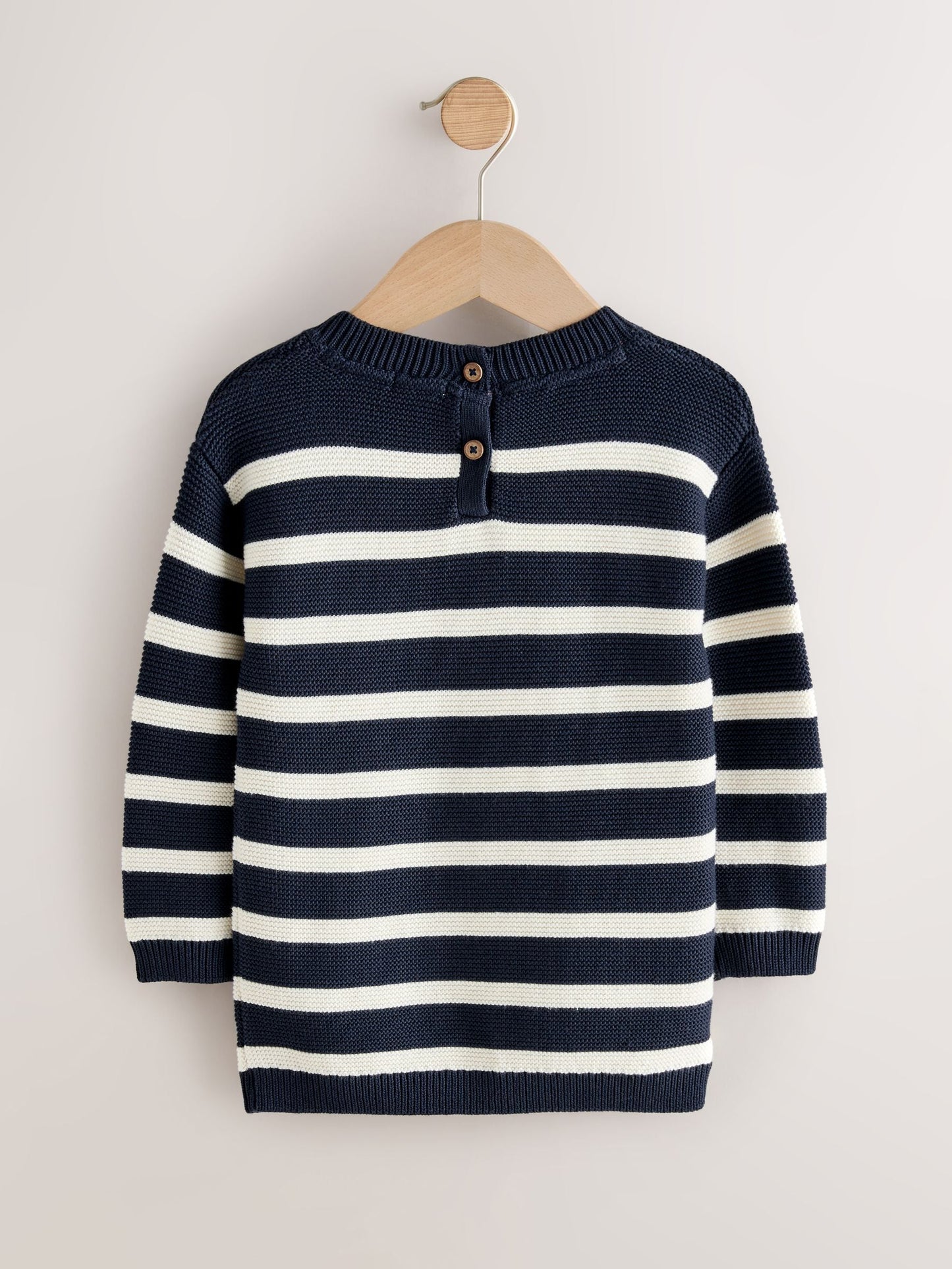 Navy Stripe Character Jumper Dress (3mths-7yrs) image 7
