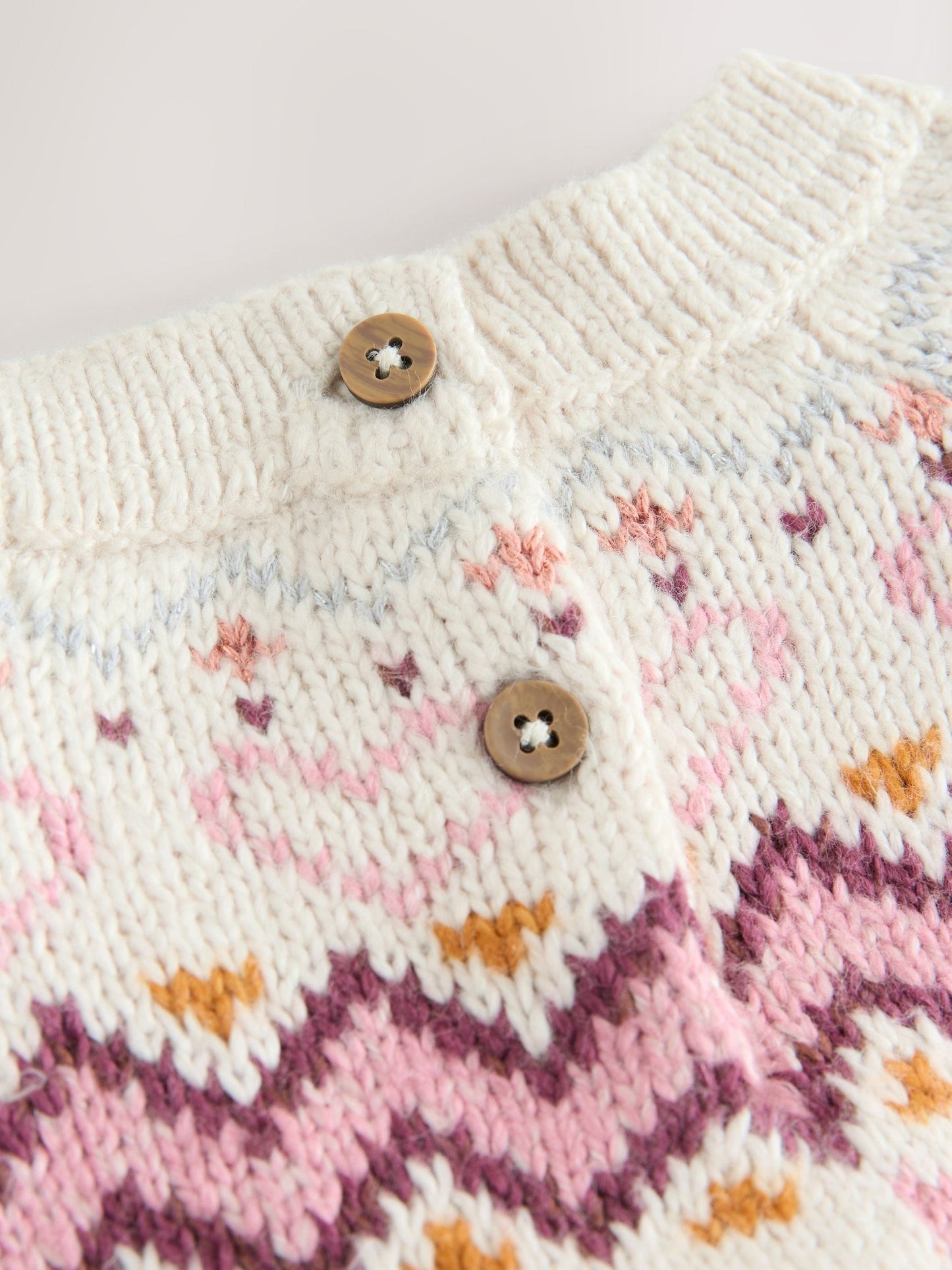 Ecru Christmas Fairisle Jumper (3mths-7yrs)
