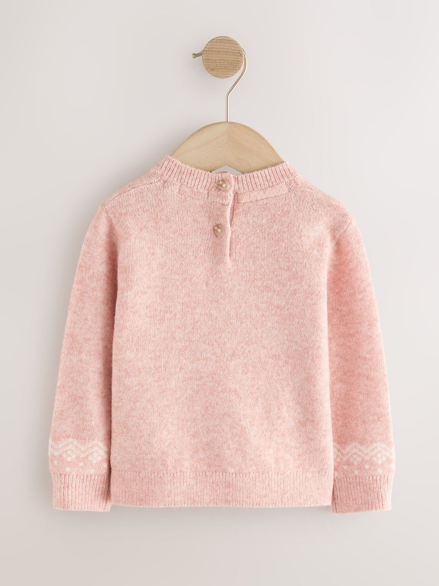 Pink Christmas Gingerbread House Jumper (3mths-7yrs)