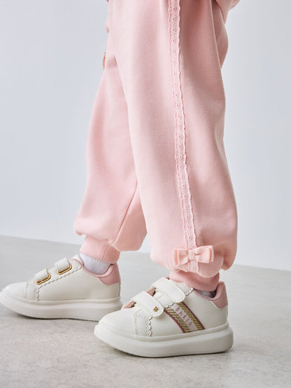 Baker by Ted Baker Blue 2 Piece Side Bow Detail Sweat & Joggers Set image 6