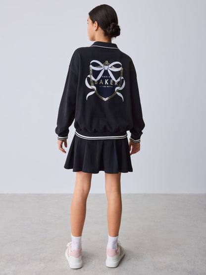 Baker by Ted Baker 2 Piece Varsity Sweat Top & Skirt Set image 3