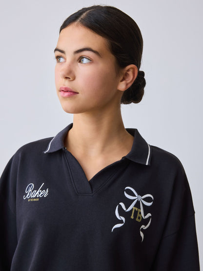 Baker by Ted Baker 2 Piece Varsity Sweat Top & Skirt Set image 4
