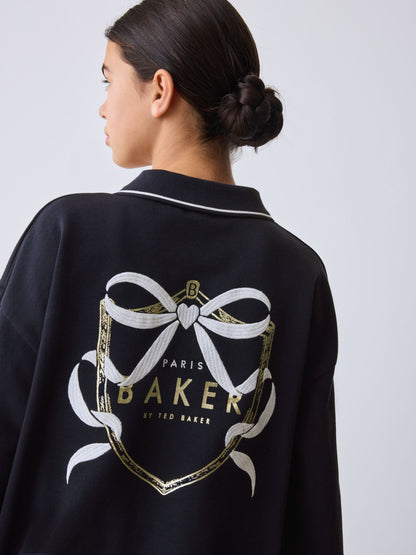 Baker by Ted Baker 2 Piece Varsity Sweat Top & Skirt Set image 5