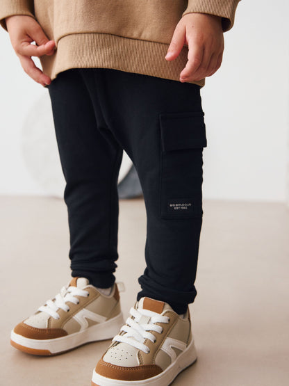 Tan Brown Half Zip Top and Joggers Set (3mths-7yrs) image 4