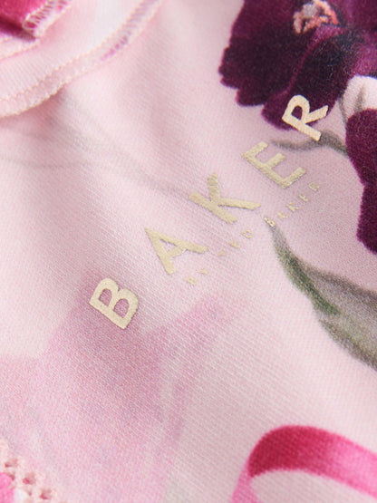 Baker by Ted Baker Pink Cotton Printed Sleepsuits 3 Pack - image 7