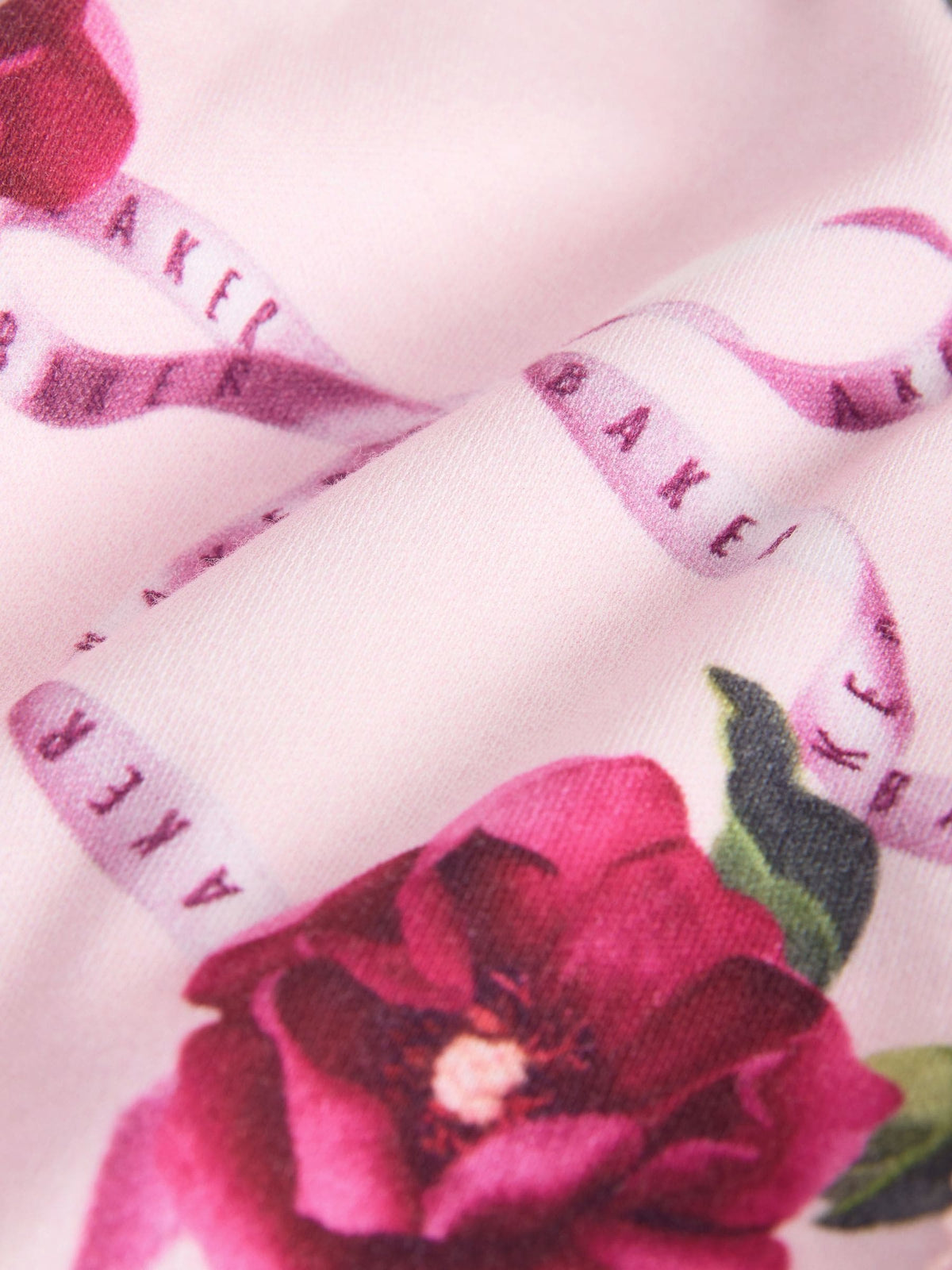 Baker by Ted Baker Pink Cotton Printed Sleepsuits 3 Pack - image 9