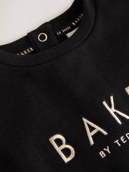 Baker by Ted Baker Mesh Skirted Sweat Mockable Dress image 11