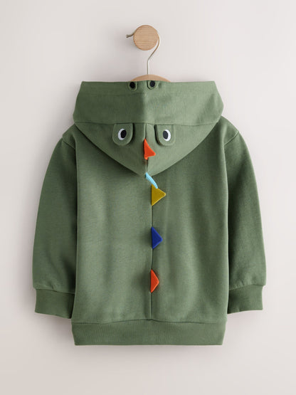 Dsiney Kidz - Khaki Green Zip Through Hoodie (3mths-7yrs) image 1