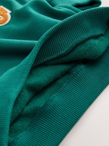 Green/Yellow Tractor Print Long Sleeve Printed Hoodie (3mths-7yrs)