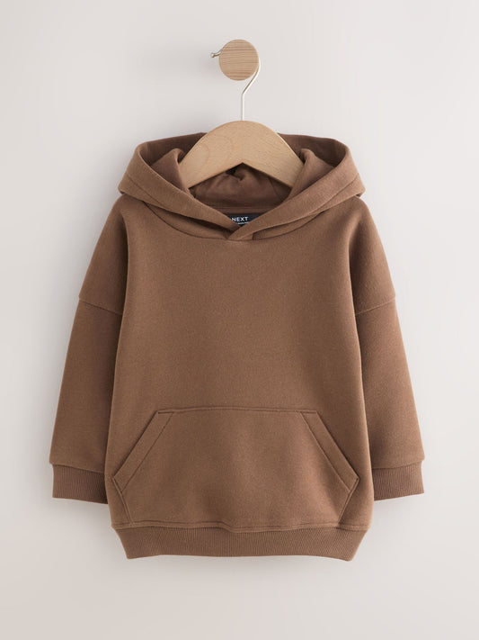 Brown Long Sleeve Soft Touch Hoodie (3mths-7yrs)