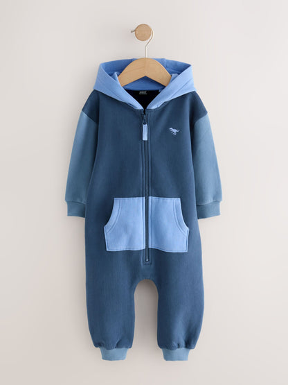 Blue Colourblock All-In-One (3mths-7yrs)