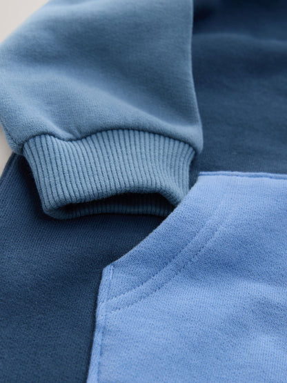 Blue Colourblock All-In-One (3mths-7yrs)