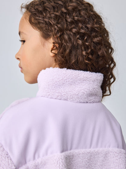 Baker by Ted Baker Lilac Purple Borg Mix Panel Fleece image 6