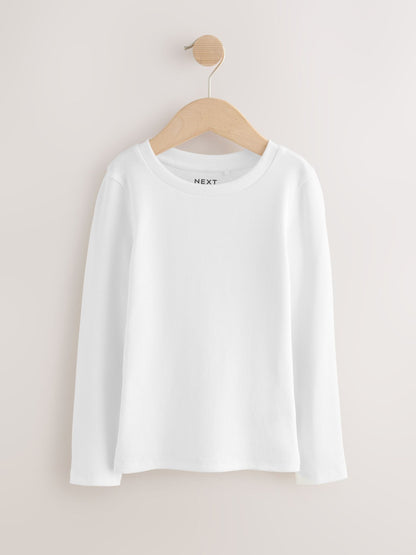 Dsiney Kidz - Black/White Long Sleeve Ribbed Tops 3 Pack (3-16yrs) image 5