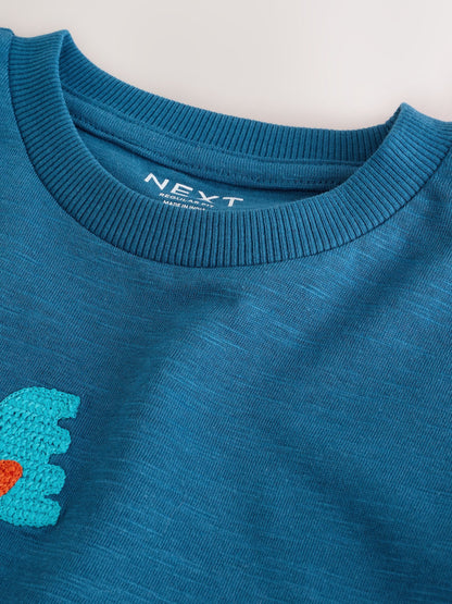Dsiney Kidz - Blue Transport Diggers Long Sleeve Appliqué T-Shirt (3mths-7yrs) image 3