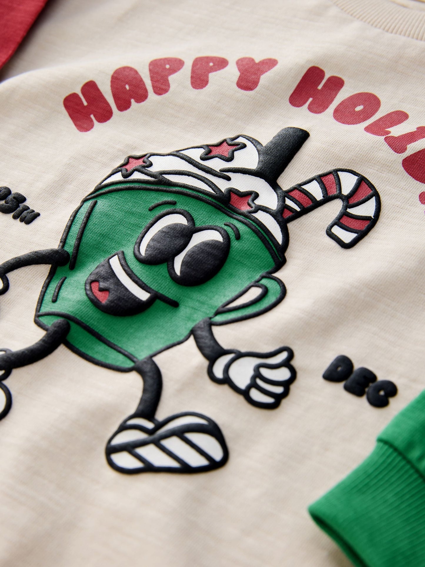 Stone Hotchpotch Graphic Christmas Long Sleeve T-Shirt (3mths-7yrs)