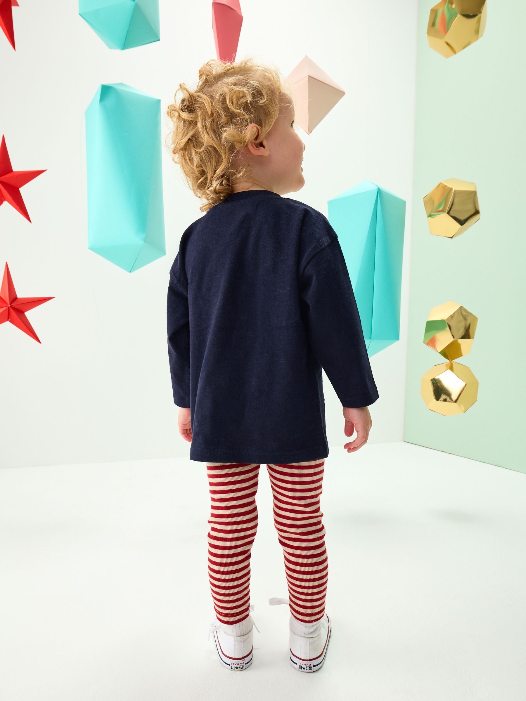 Dsiney Kidz - Navy Christmas Padded Long Sleeve Top and Leggings Set (3mths-7yrs) image 3