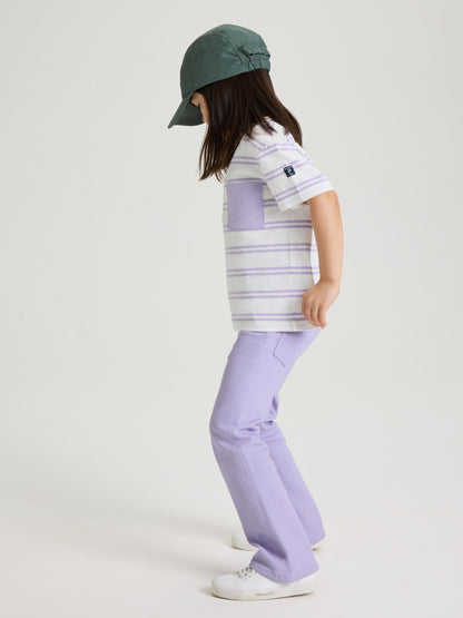 Dsiney Kidz - Polarn O. Pyret Purple Lightweight Bootleg Jeans image 4