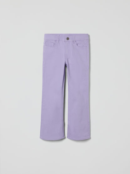Dsiney Kidz - Polarn O. Pyret Purple Lightweight Bootleg Jeans image 5